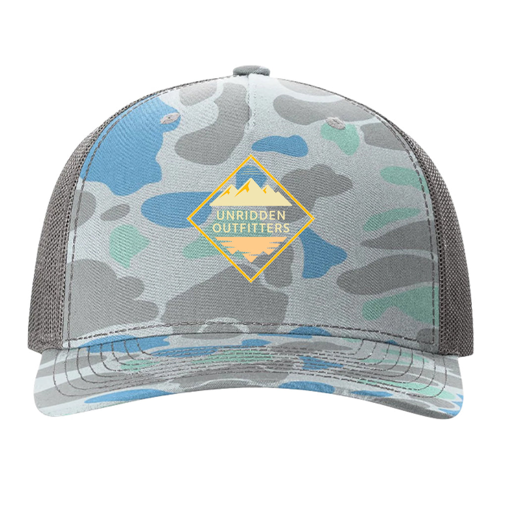 Saltwater Duck Camo/ Charcoal - 112PFP - FRONT