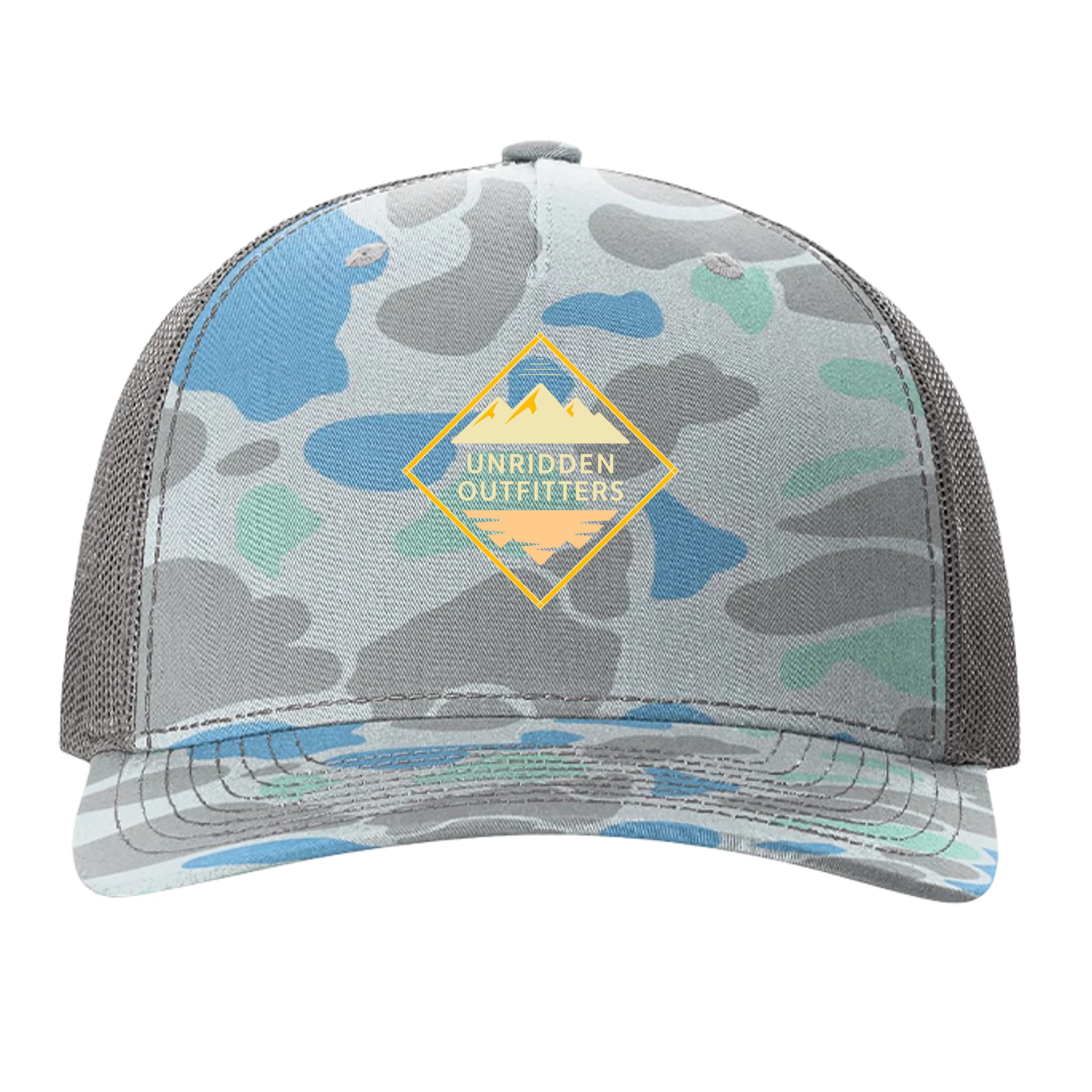 Saltwater Duck Camo/ Charcoal - 112PFP - FRONT